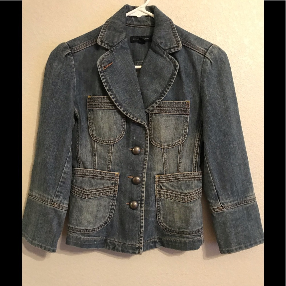 Banana Republic blue jean jacket